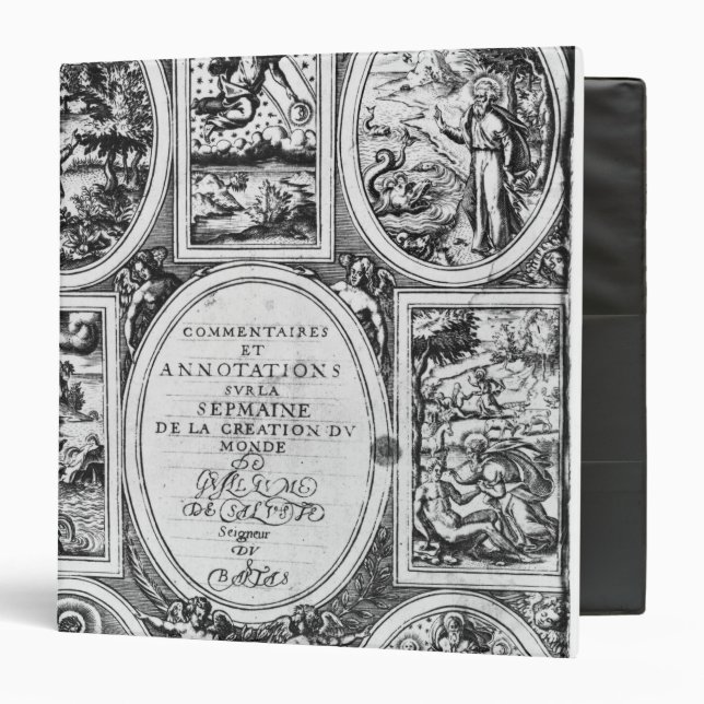 Titlepage of 'Commentaires et Annotations�' 3 Ring Binder (Front/Inside)