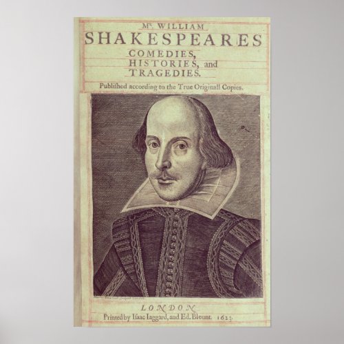 Titlepage of Mr William Shakespeares Poster