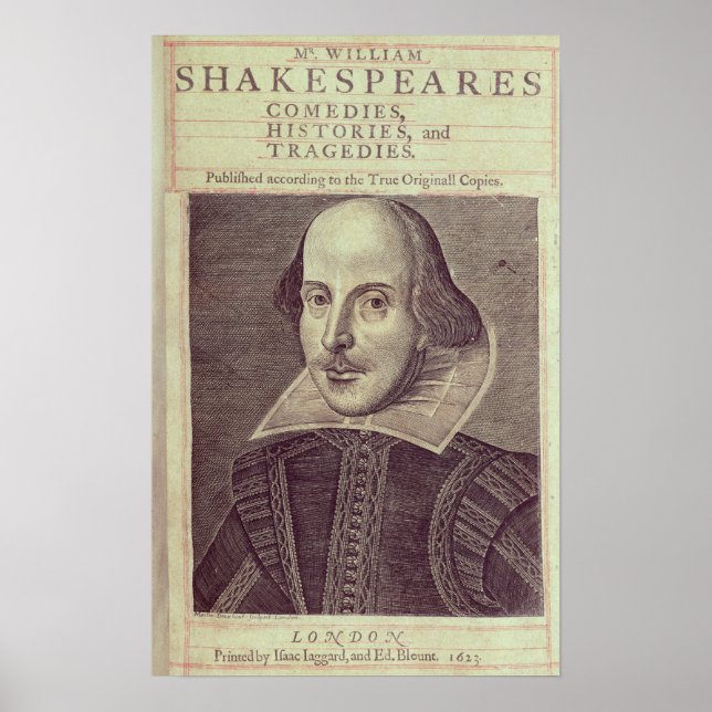 Titlepage of 'Mr. William Shakespeares Poster (Front)