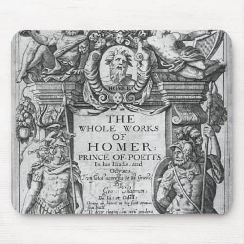 Titlepage to The Whole Works of Homer Mouse Pad