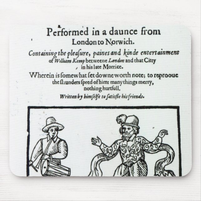 Titlepage to William Kemp's Mouse Pad (Front)