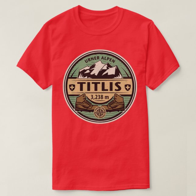 Titlis Urner Alpen T-Shirt (Design Front)