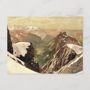 Titlis, view of the Alps, Bernese Oberland, Switze Postcard