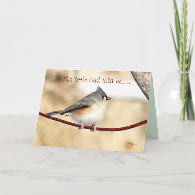 Titmouse card for any occasion (Front)