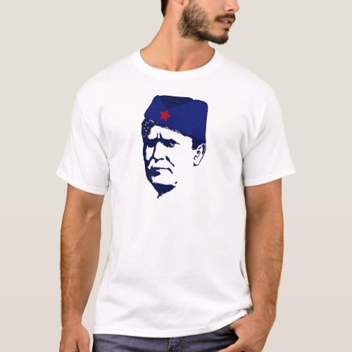 Tito josip Broz Portrait illustration T_Shirt