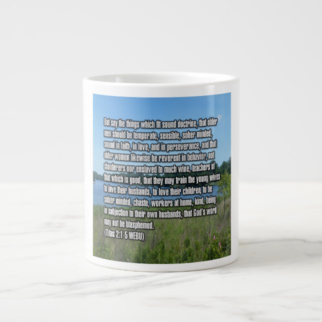 Titus 2:1–5 WEBU Mug (Front)