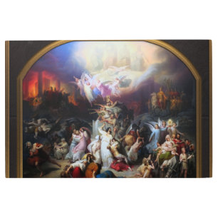 Titus destroying Jerusalem by Wilhelm von Kaulbach Metal Print
