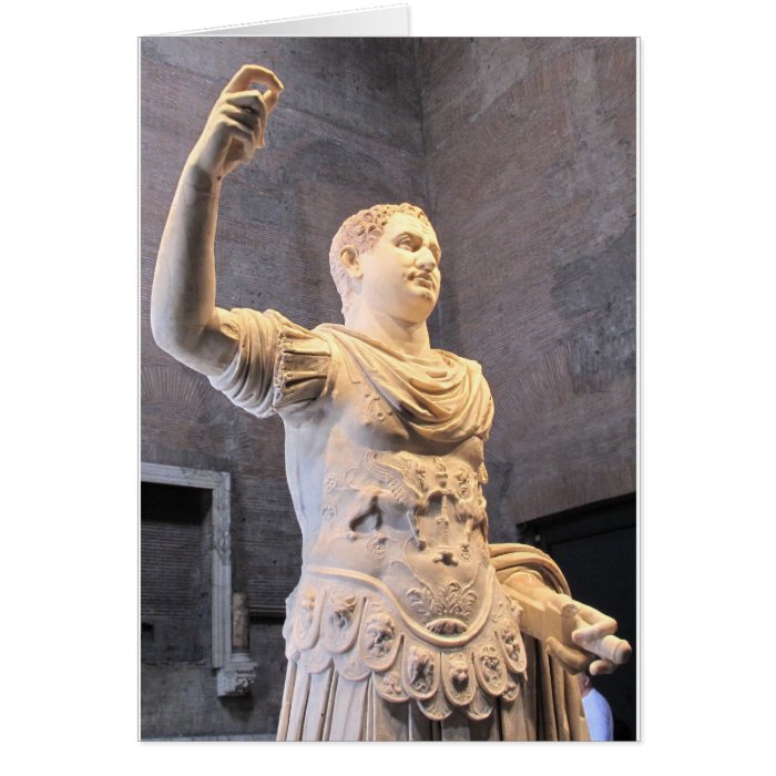 Titus Flavius Vespasianus  Roman Emperor Greeting Card