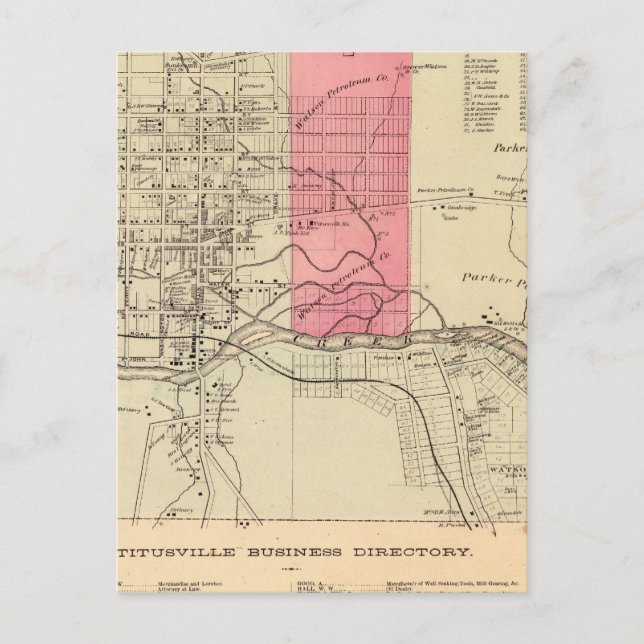 Titusville Postcard (Front)