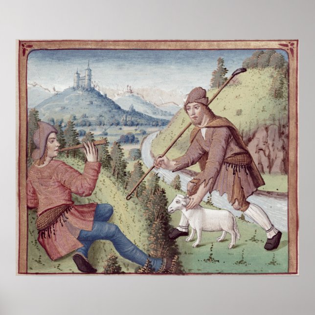 Tityrus meets Meliboeus, from 'The Eclogues' Poster (Front)