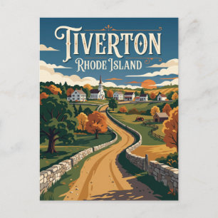 Tiverton Four Corners Rhode Island Postcard