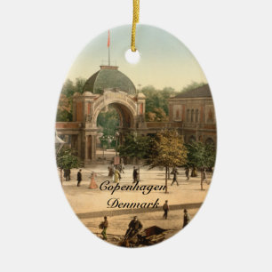 Tivoli Park Entrance Copenhagen Ceramic Ornament