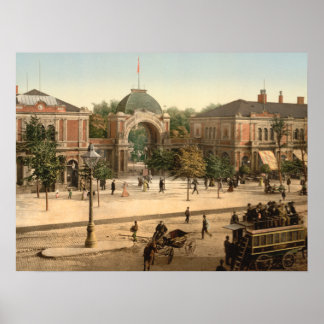Tivoli Park Entrance Copenhagen Denmark Poster