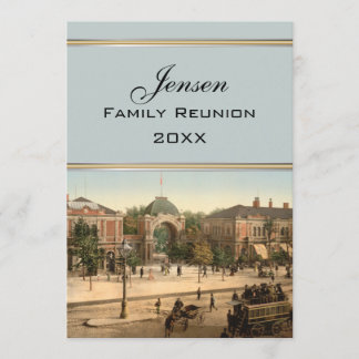 Tivoli Park Entrance Copenhagen Family Reunion Invitation
