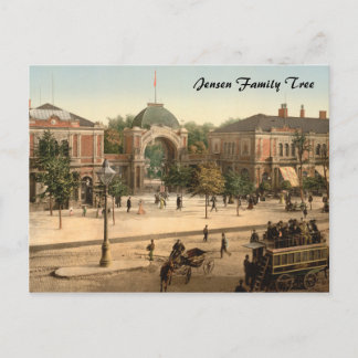 Tivoli Park Entrance Copenhagen Postcard
