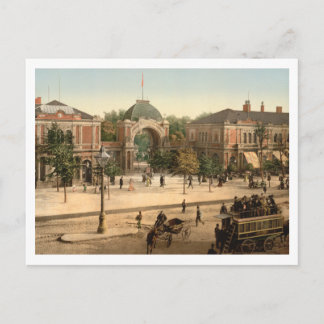 Tivoli Park Entrance Copenhagen Postcard