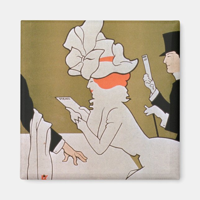 'Tivoli Restaurant, Strand', London (colour litho) Magnet (Front)