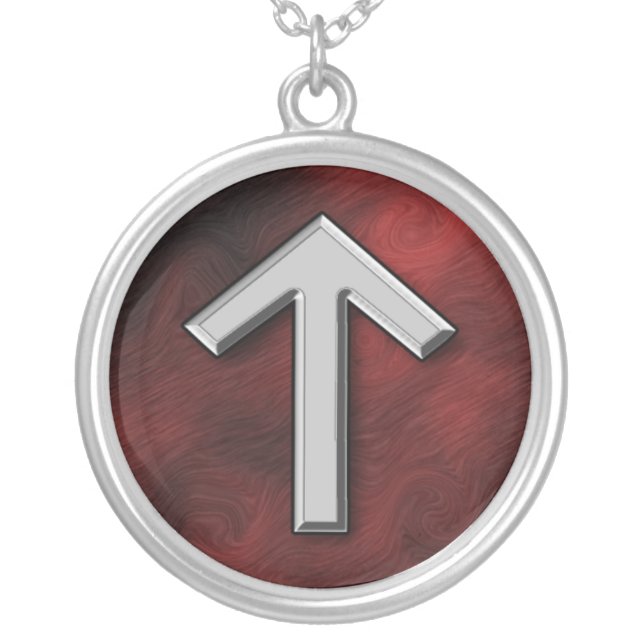 Tiwaz Silver Plated Necklace (Front)