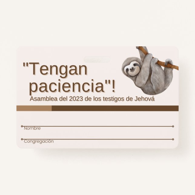 TJ Recuerdo de Insignia | Asamblea Regional 2023 Badge (Front)