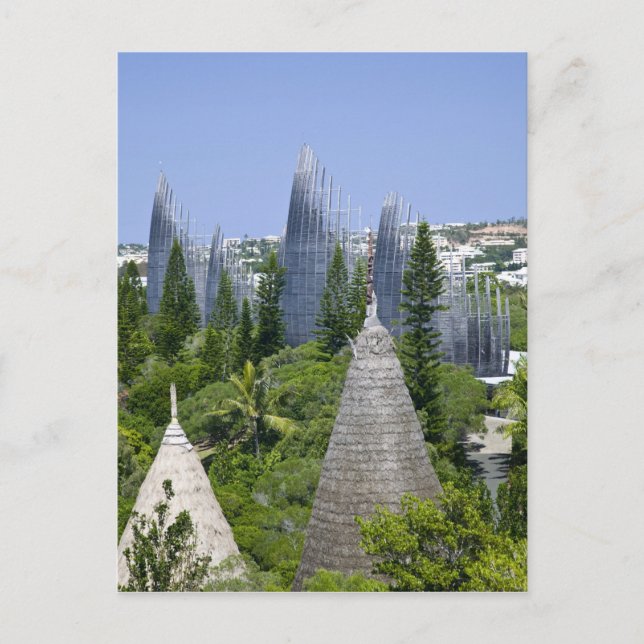 Tjibaou Cultural Center, Noumea, New Caledonia Postcard (Front)