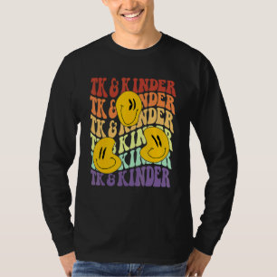 TK and Kinder retro smile face Back To School kind T-Shirt
