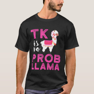 TK Transitional Kindergarten Llama No Prob Llama T-Shirt