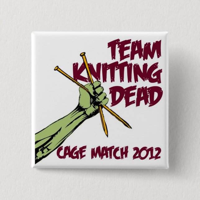 TKD Cage Match 2012 Badge Pinback Button (Front)