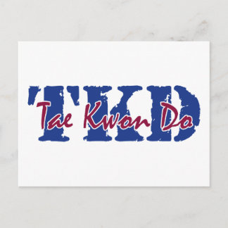TKD Tae Kwon Do Postcard