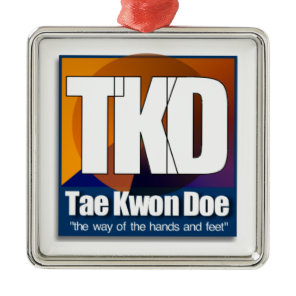 TKD TAEKWONDO CHRISTMAS ORNAMENT WAY HAND FEET