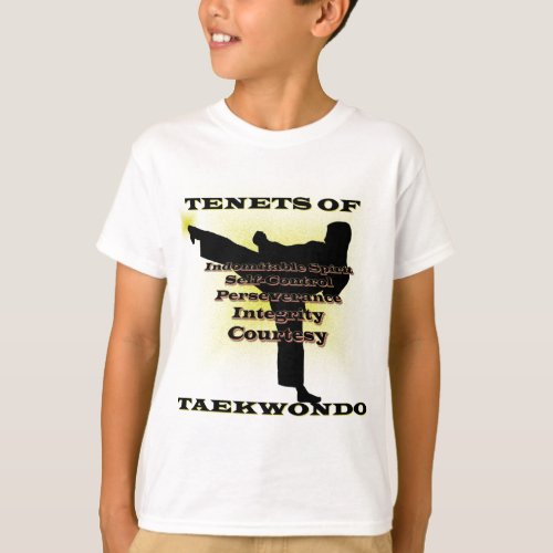 TKD Tenets Gold Highlight T_Shirt