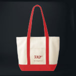 TKF zippered tote Bag<br><div class="desc">stylish tote/beach bag for all your goodies</div>