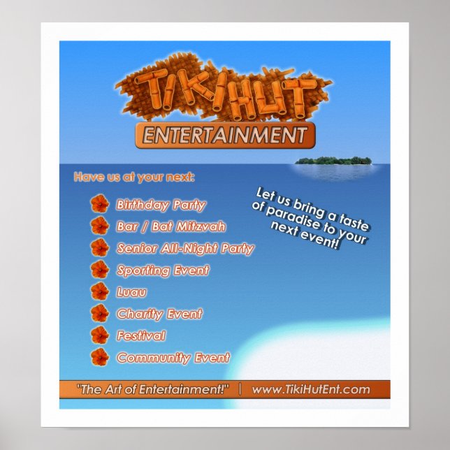 Tkikihut Entertainment Poster (Front)