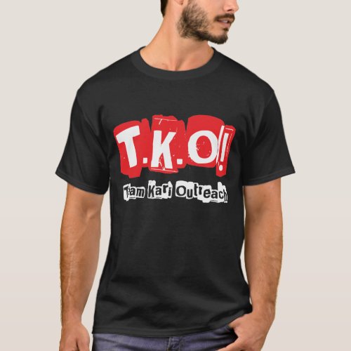 TKO  Old Punk Style Black T_Shirt