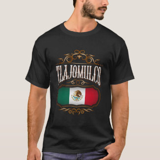 Tlajomulco Jalisco Con Bandera De Mã©Xico T-Shirt