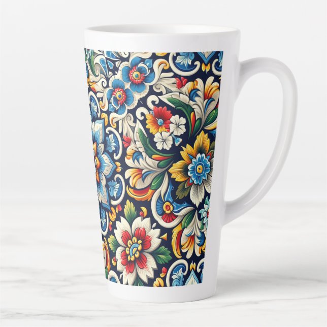 Tlaquepaque-Inspired Artisanal Mug (Right)