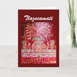 Tlazocamati Nahuatl Aztec Thank You  Card
