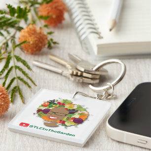 TLC In The Garden Branded Keychain