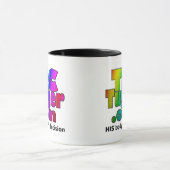 TLC Tugger Rainbow Logo Coffee Mug (Center)