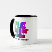 TLC Tugger Rainbow Logo Coffee Mug (Front Left)