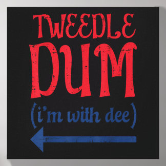 Tle Dum With Dee Halloween Matching Costume Men Canvas Photo Tile
