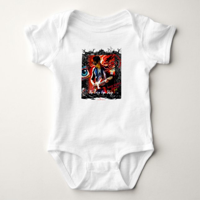 TLES Rocker Baby Bib Baby Bodysuit (Front)