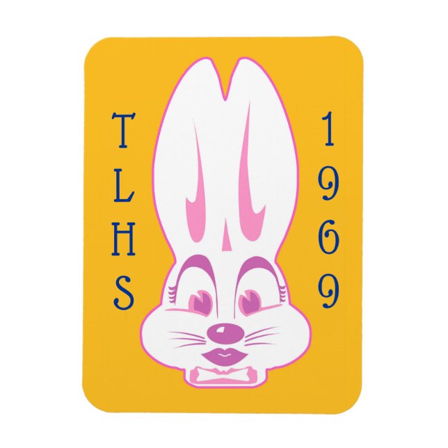 TLHS Bunny Girl Class of 1969 Magnet (Vertical)