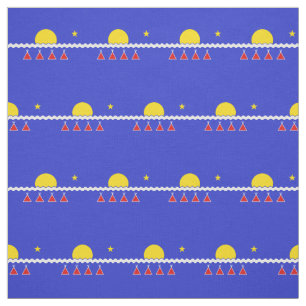 Tlicho Flag Fabric Tlicho Nation Textiles