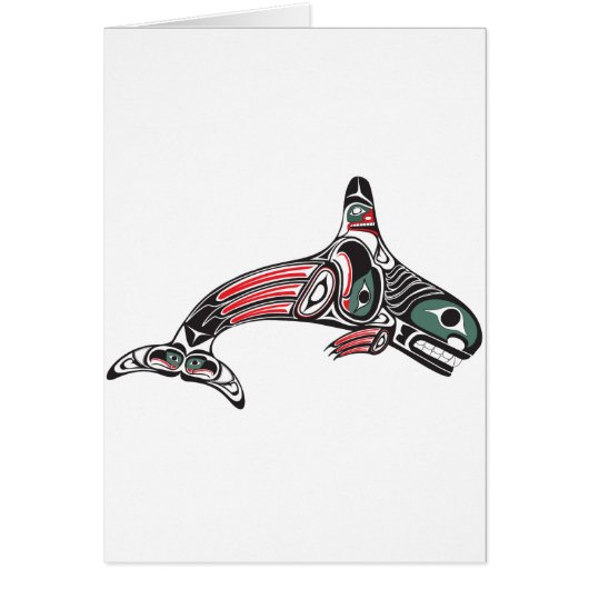 Tlingit Killer Whale & Eagle Cards (Front)