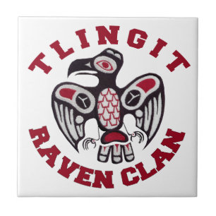 Tlingit Raven Clan Tile
