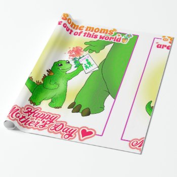 Tlm:larry The Lizard Mother's Day Wrapping Paper by Digital_Attic_95 at Zazzle
