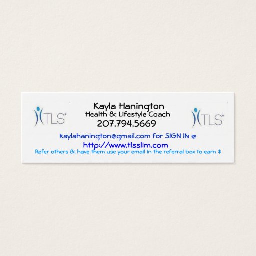 Customizable TLS BUSINESS CARDS