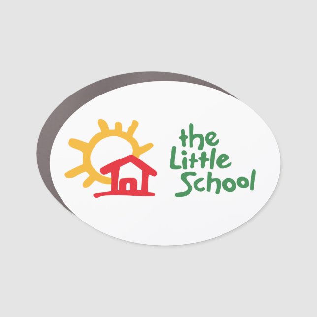 TLS Oval Car Magnet (Front)