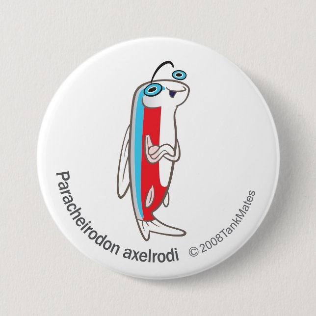 TM-02-Paracheirodon axelrodi Pinback Button (Front)