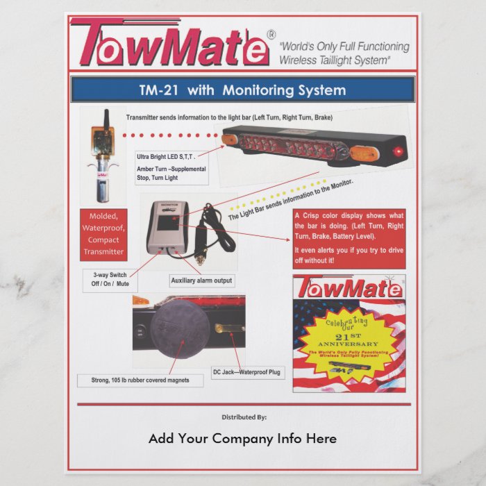 TM 21 Flyer    Add Your Company Info